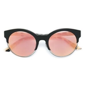 DIOR EYEWEAR pink & black ‘Sideral' sunglasses